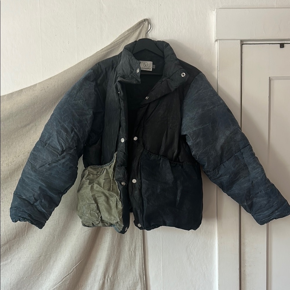 Older Brother Beeswax Puffer Jacket - Size Medium